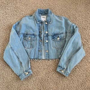 Cropped Denim Jacket